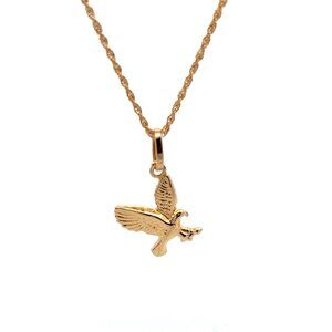 Dove Pendant ONLY in Gold -
